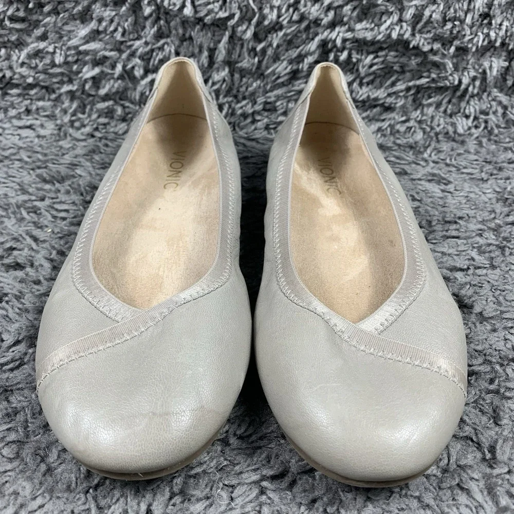 Vionic Caroll Ballet Flats Gray Size 7.5